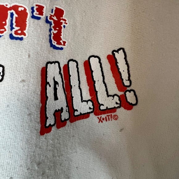 Vintage Funny AT MY AGE Sweatshirt 80s 90s Retirement Old Age - Picture 3 of 8